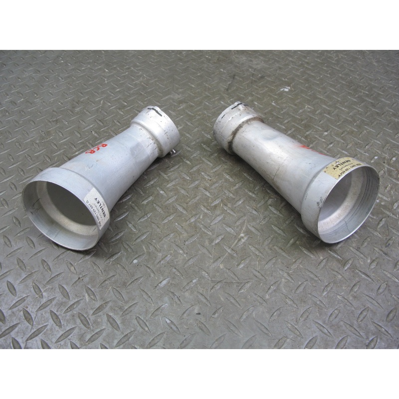 03-12 Bentley Continental GTC GT Left & Right Air Intake Hose Pipe Set of 2