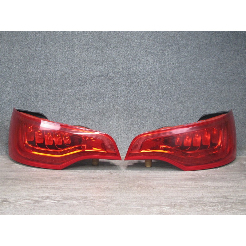 10-15 Audi 4L Q7 Set of 2 Rear Left & Right LED Taillight Tail Light Lamp OEM
