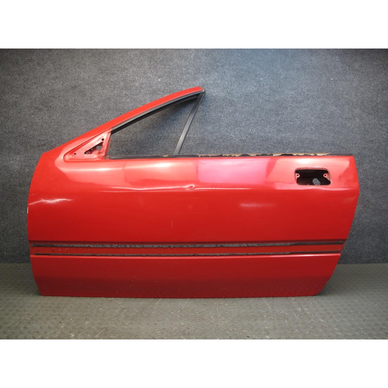 1988 Mazda RX7 Convertible Left Driver Door Shell Panel RED OEM