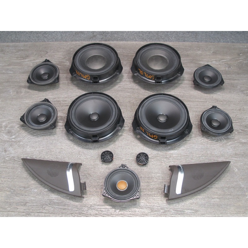 2012-2015 Mercedes W166 Ml-class Front Rear Harman Kardon Audio Speaker Set