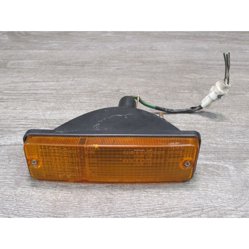 85-86 Toyota MR2 AW15 Front Bumper Left Turn Signal Light Lamp OEM