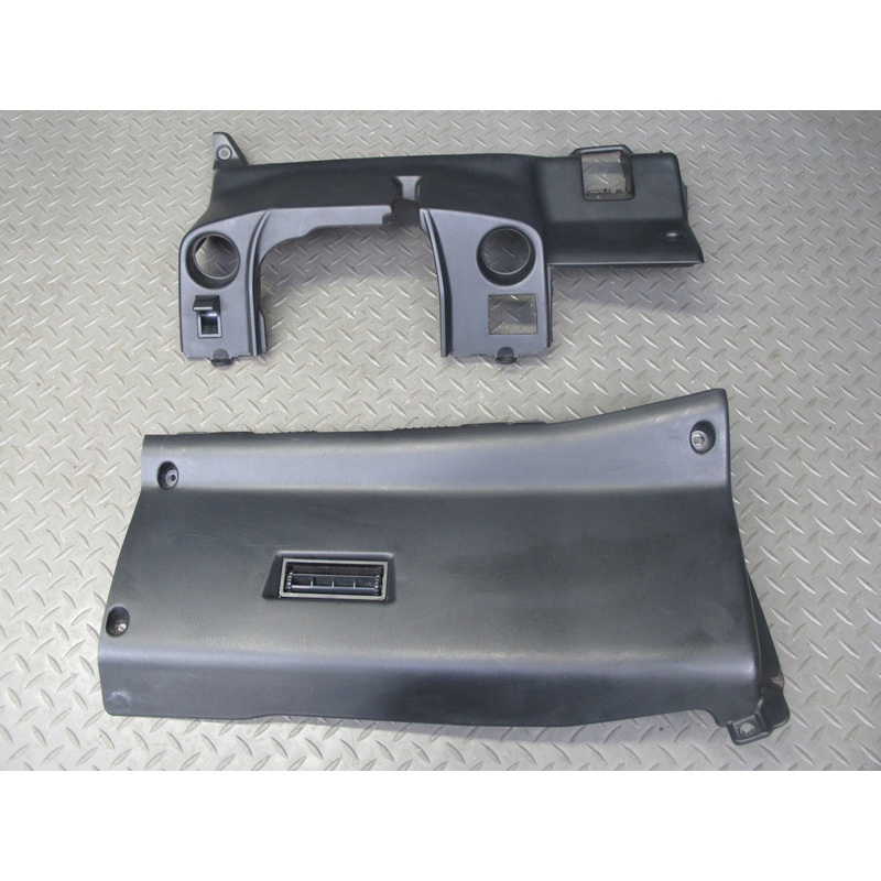 85-89 Toyota MR2 AW15 Front Left Right Side Dash Lower Panel Cover Trim Set OEM