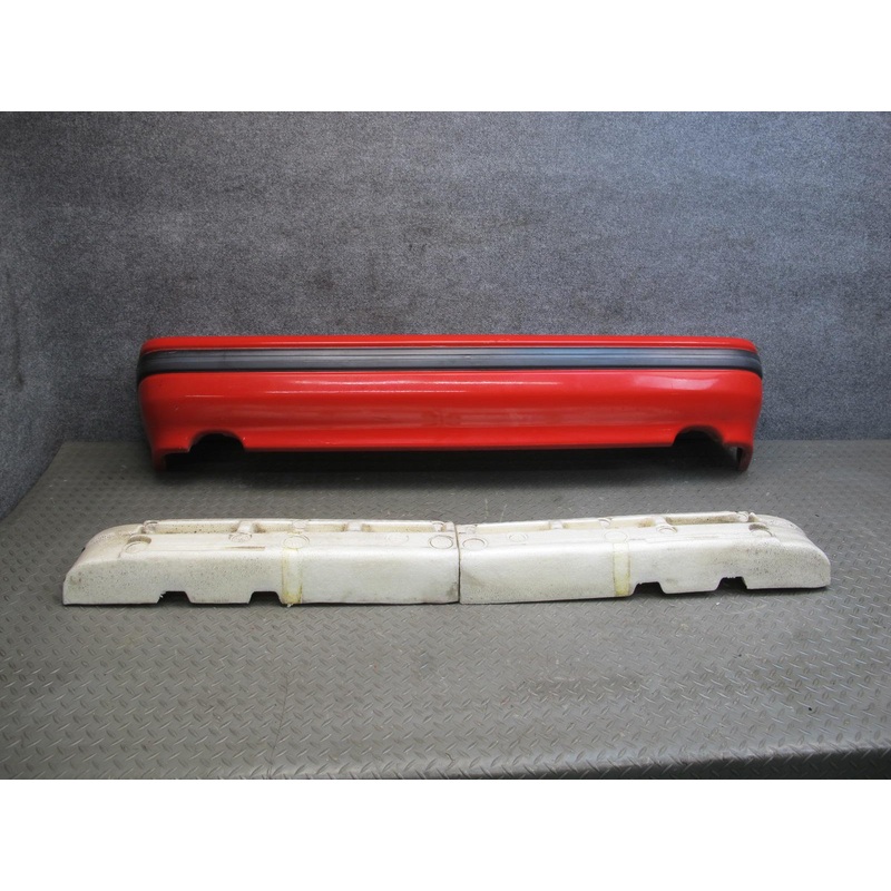 86-88 Mazda RX7 Rear Bumper Cover Dual Exhaust w Impact Foam Absorber OEM