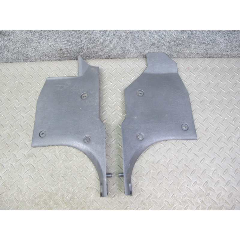 88-91 Mazda RX7 FC3S Convertible Front Left & Right Kick Trim Panel Set Gray OEM
