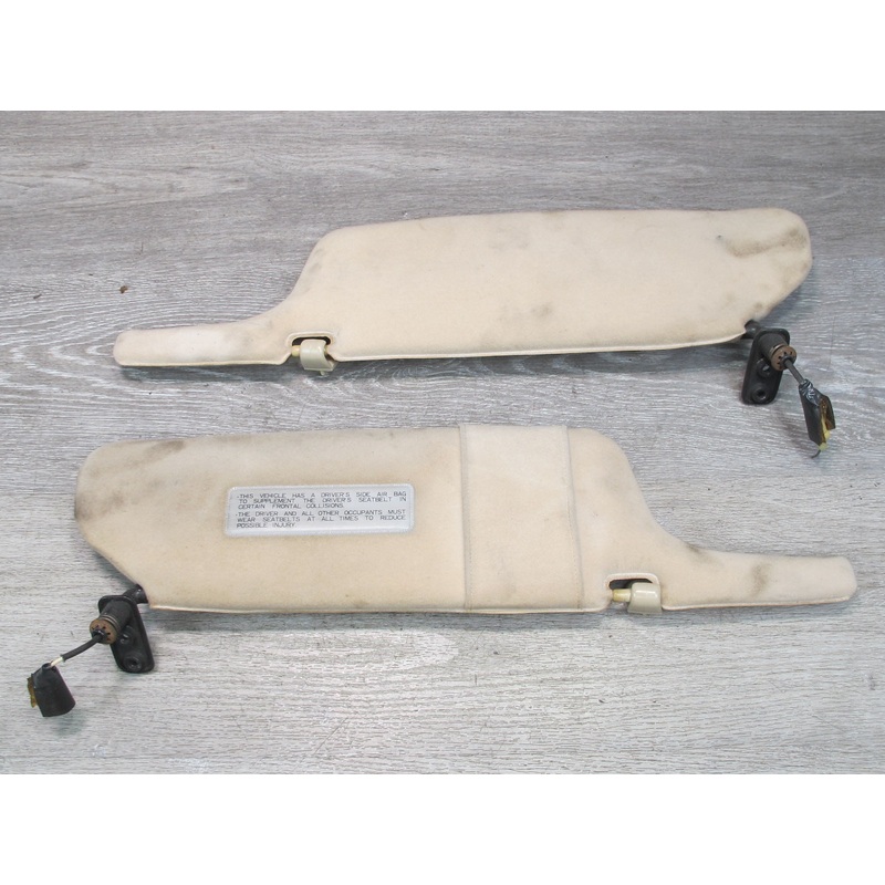 91-93 Mitsubishi 3000GT Stealth Set of 2 Front Left & Right Sun Visor OEM