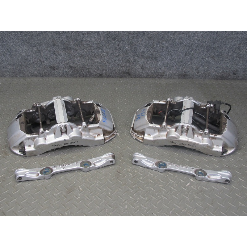 03-06 Mercedes R230 SL600 Front Right & Left Brembo Brake Caliper Set 56K OEM