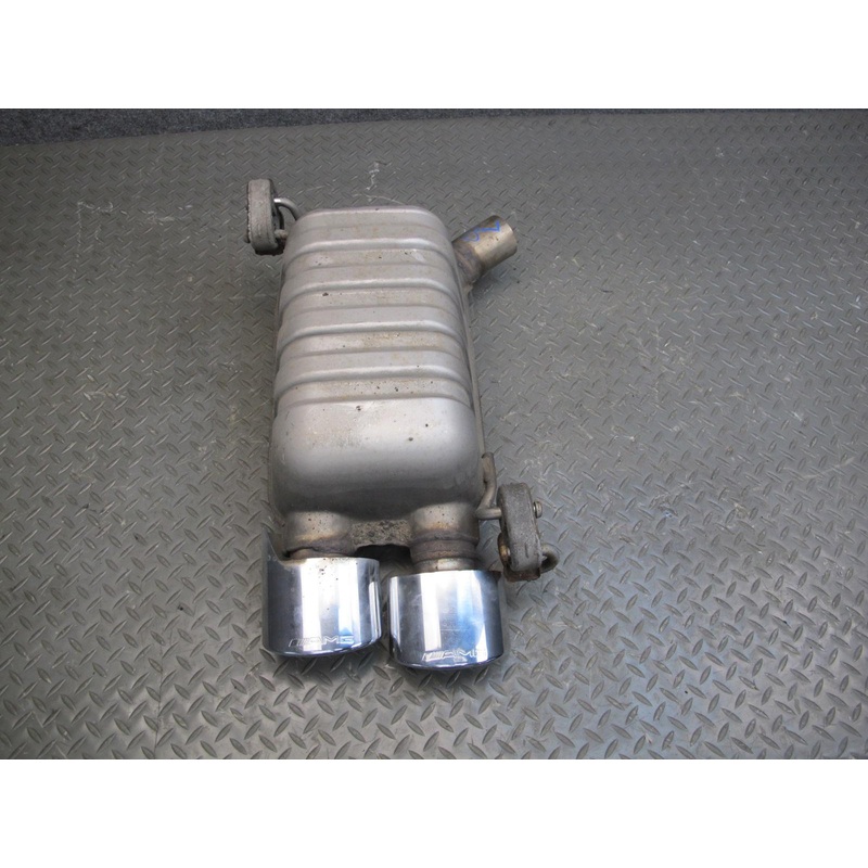 05-11 Mercedes R171 SLK55 AMG Rear Left Exhaust Muffler w Tips 1714910701 OEM