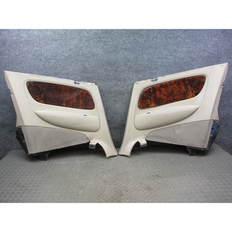 07-10 Bentley Continental GTC Rear Quarter Interior Trim Cover Panel Set of 2
