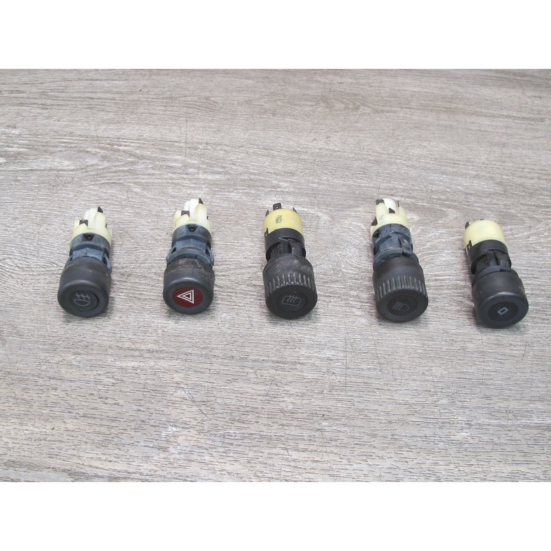 1978-1995 Porsche 928 S Dash Headlight Fog Hazard Defrost Switch Control Set