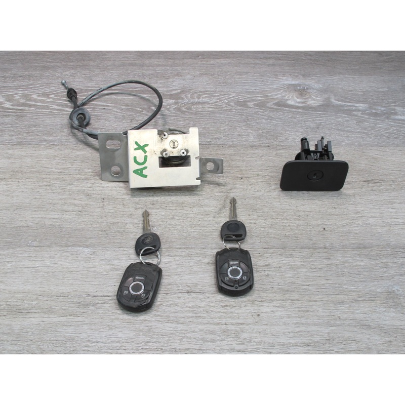 2004-2006 Cadillac XLR Trunk Glove Box Lock Latch Cylinder W/ KEY FOB Entry Set