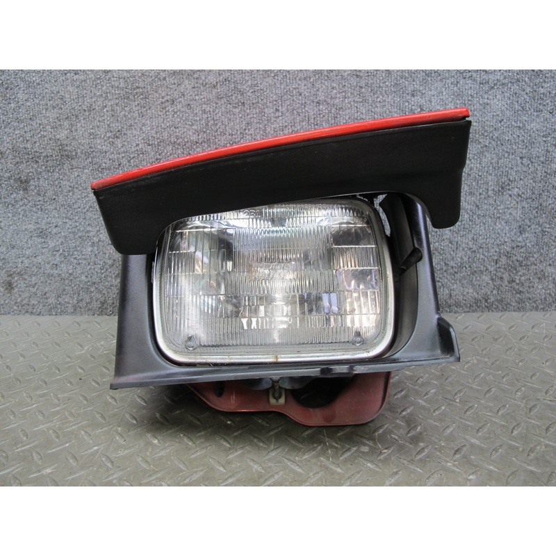 86-91 Mazda RX7 FC3S Front Right POP UP Headlight Lamp Assembly RED OEM
