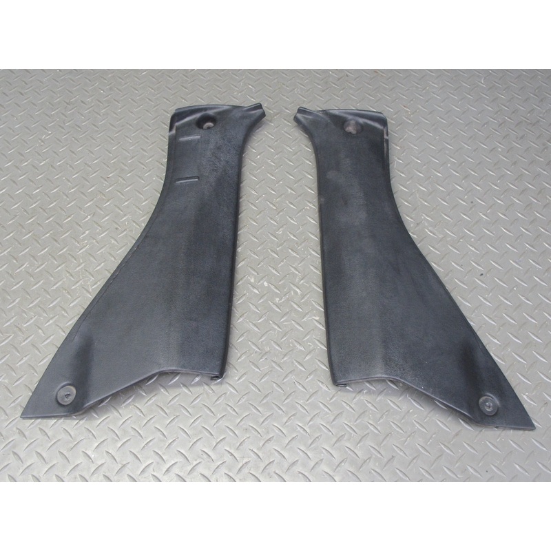 87-89 Toyota MR2 AW15 Set of 2 Left & Right Lower B Pillar Trim Cover Black OEM