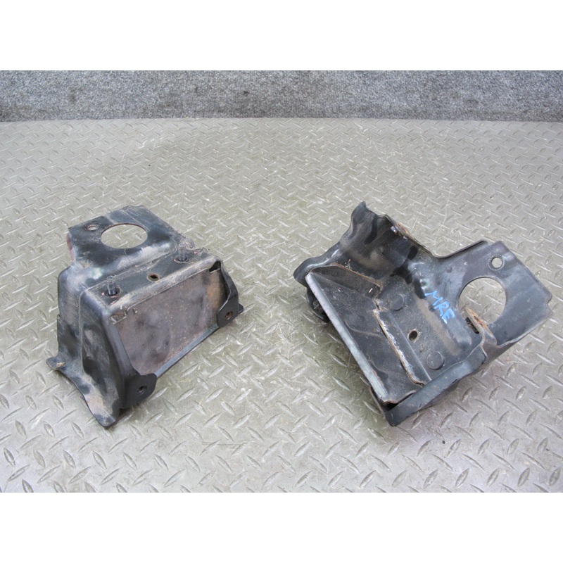 88-90 Mazda RX7 FC3S Conv Front Left Right Bumper Reinforcement Bracket Set OEM