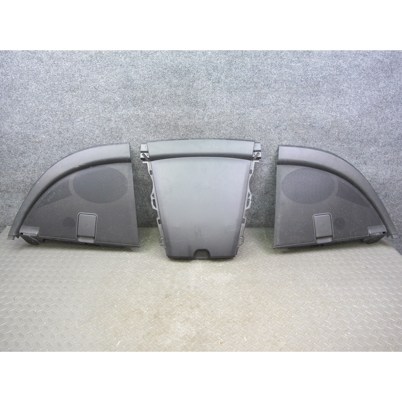 04-08 Mazda RX8 Rear Interior Right Center Left Side Cover Trim Set Black OEM