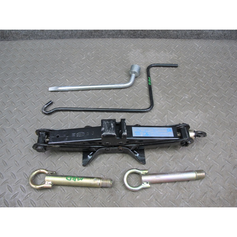 04-11 Mazda RX8 Emergency Spare Tire Jack Wrench Tool KIT Set OEM