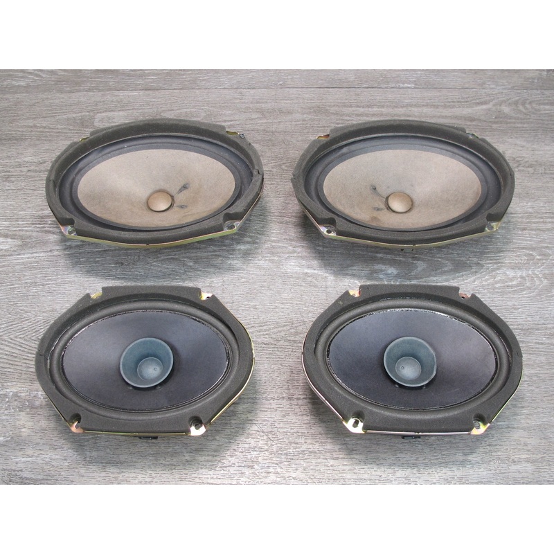 04-11 Mazda RX8 Front Left & Right Door Rear Deck Audio Speaker Set of 4 OEM