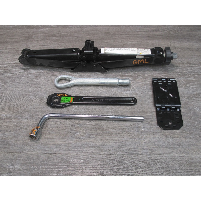 2012-2015 Mercedes W166 X166 Emergency Spare Tire Lift Jack Wrench Hook  Set