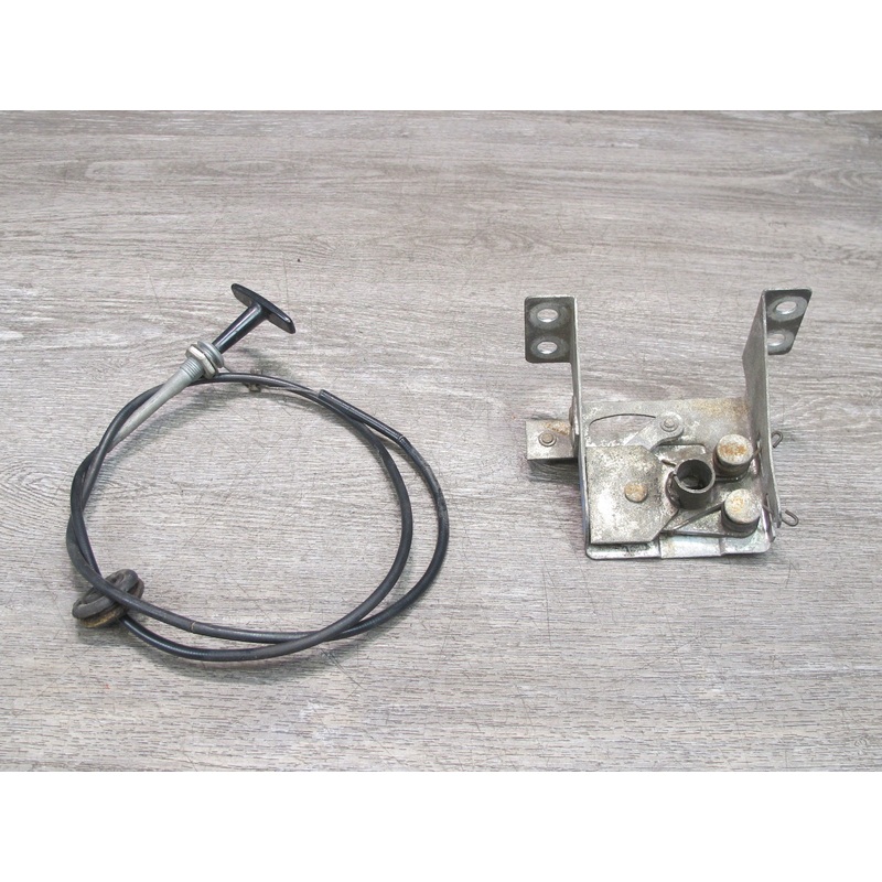 75-82 Triumph TR7 Front Hood Open Release Handle Cable Mechanism Set OEM