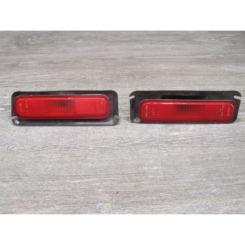 75-82 Triumph TR7 Set of 2 Raer Left & Right Side Marker Light Lamp OEM