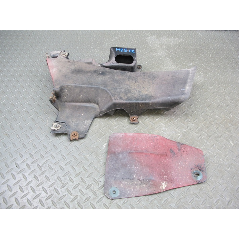 86-88 Mazda RX7 FC3S Front Right Fender Liner w Brake Air Vent Duct Set OEM