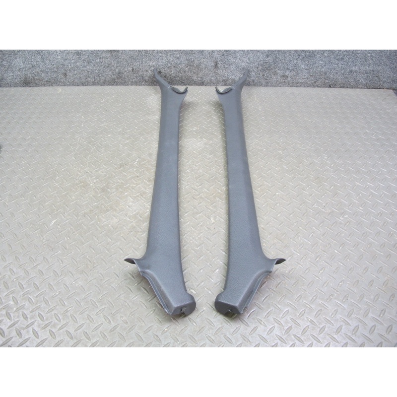 88-91 Mazda RX7 FC3S Convertible Front Left & Right A Pillar Trim Set Gray OEM