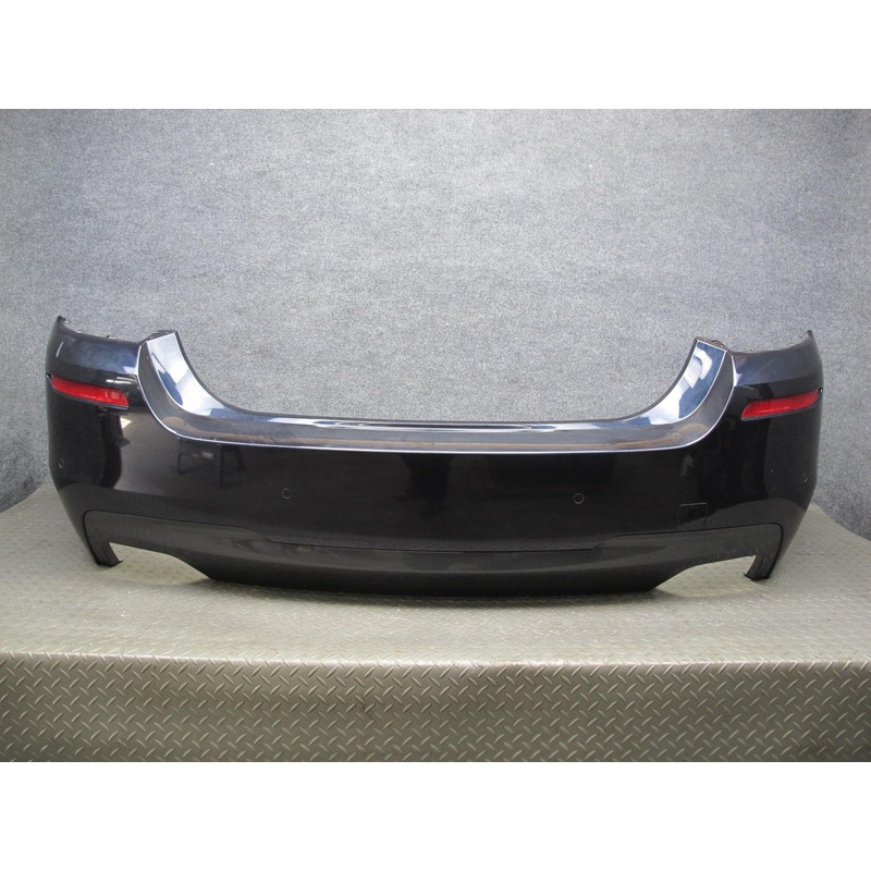 11-13 BMW F10 550i Rear Bumper Cover w PDC Sensors OEM