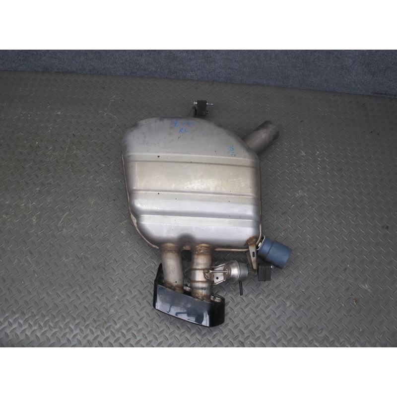 11-16 BMW F10 550i Rear Left Exhaust Muffler w Tip 7578188 OEM