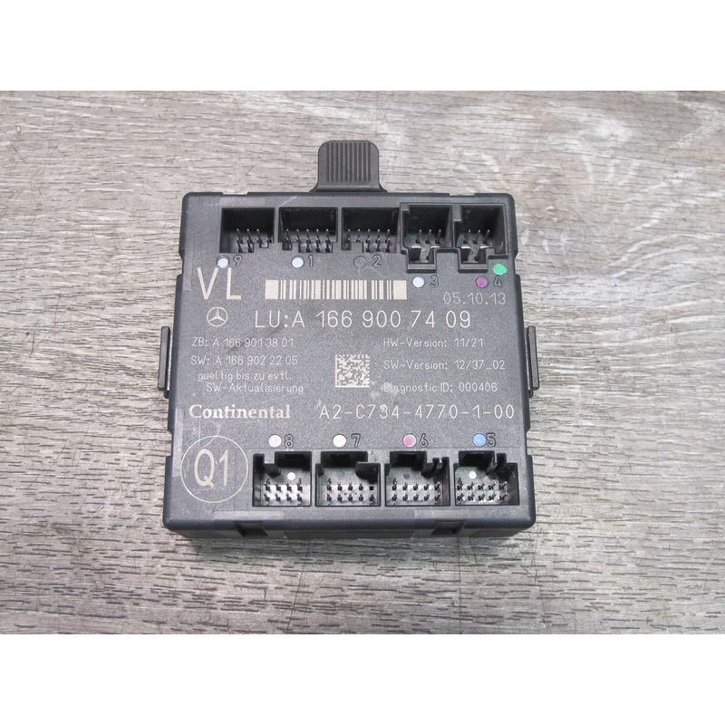 2012-2015 Mercedes W166 X166 Front Left Door Control Module 1669007409