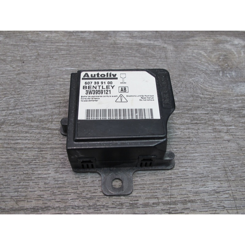 03-12 Bentley Continental GTC GT Front Seat Belt Control Module 3W3959121