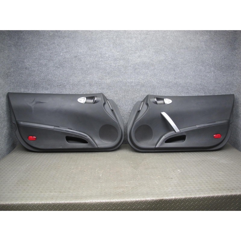 2005 Nissan 350Z Z33 Set of 2 Left & Right Interior Door Panel Black OEM