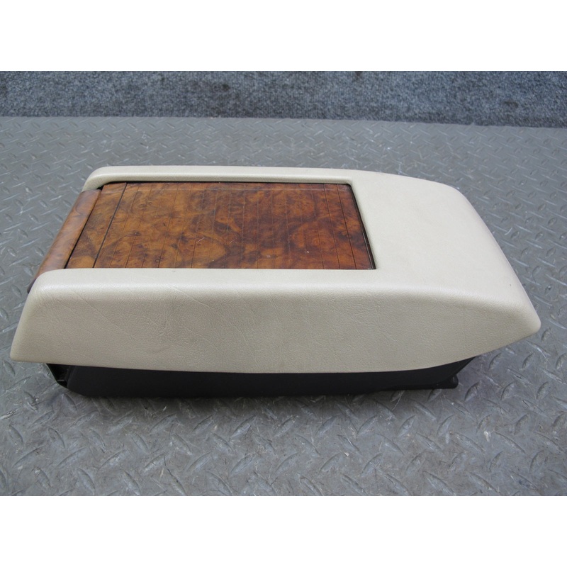 86-91 Mercedes W126 Center Console Roller Blind  Compartment Storage OEM