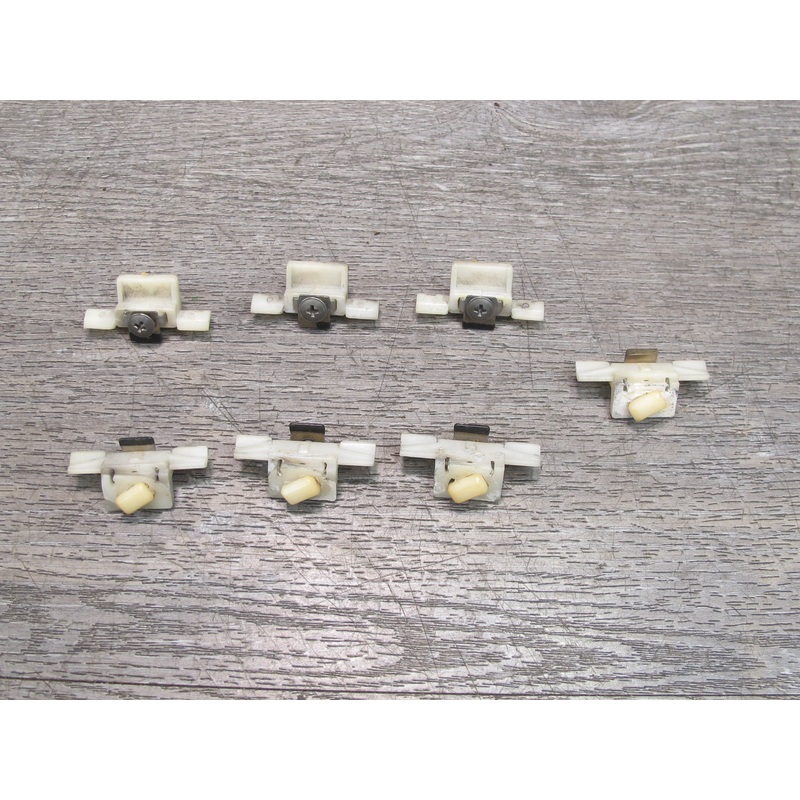 86-92 Toyota Supra MK3 Set of 7 Rear Left & Right Quarter Window Hardware OEM
