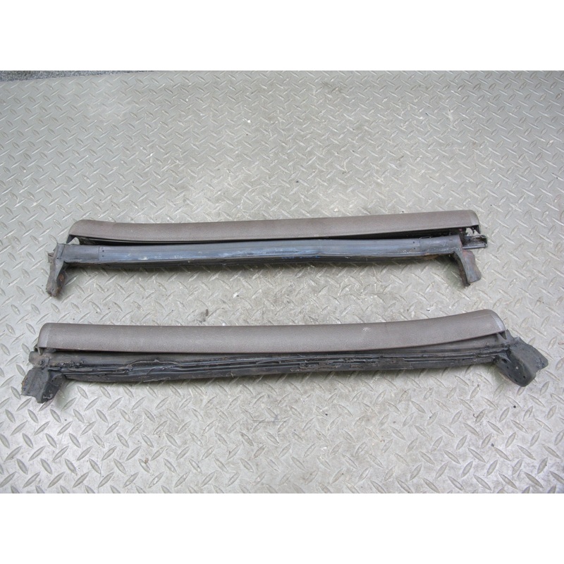 87-92 Toyota Supra MK3 Left & Right Side Targa Roof Retainer w Trim Brown OEM
