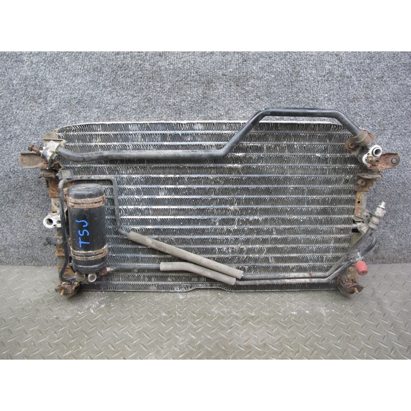 88-92 Toyota Supra MK3 AC Air Condition Condenser w Dryer Tank & Hose Lines OEM
