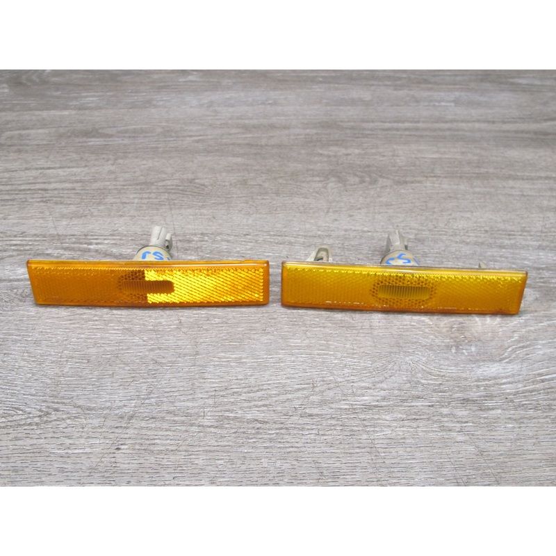 89-92 Toyota Supra MK3 Front Left & Right Fender Marker Light Lamp Set OEM