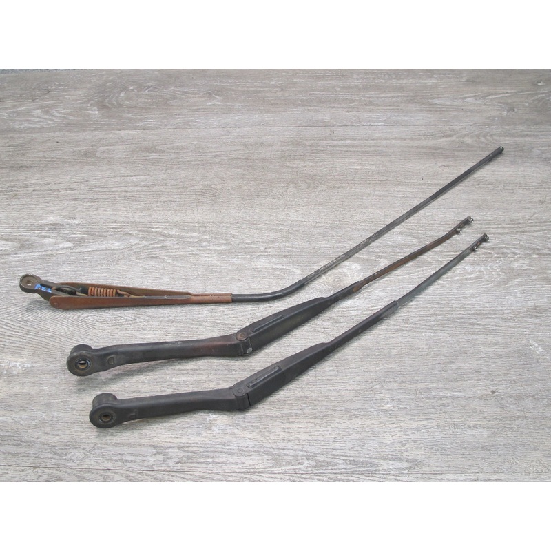 89-92 Toyota Supra MK3 Set of 3 Front Windshield & Rear Hatch Wiper Arm OEM