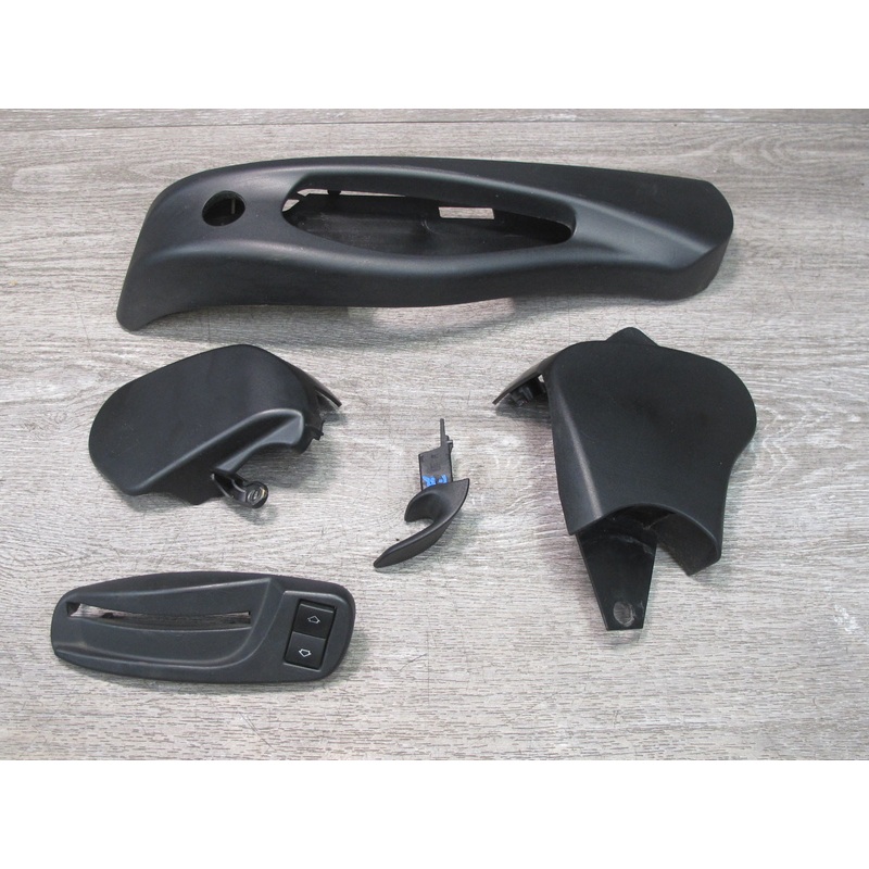 01-06 BMW E46 Convertible Set of 5 Front Right Sport Seat Trim Cover Panel OEM