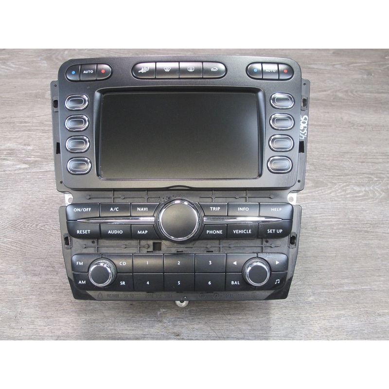 08-09 Bentley Continental GTC GT GPS Navi Radio CD Receiver Command Head Unit