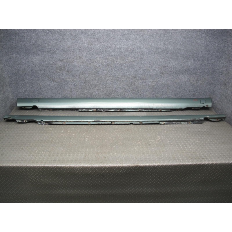 86-91 Mercedes W126 Set of 2 Left & Right Side Skirt Rocker Panel Molding OEM