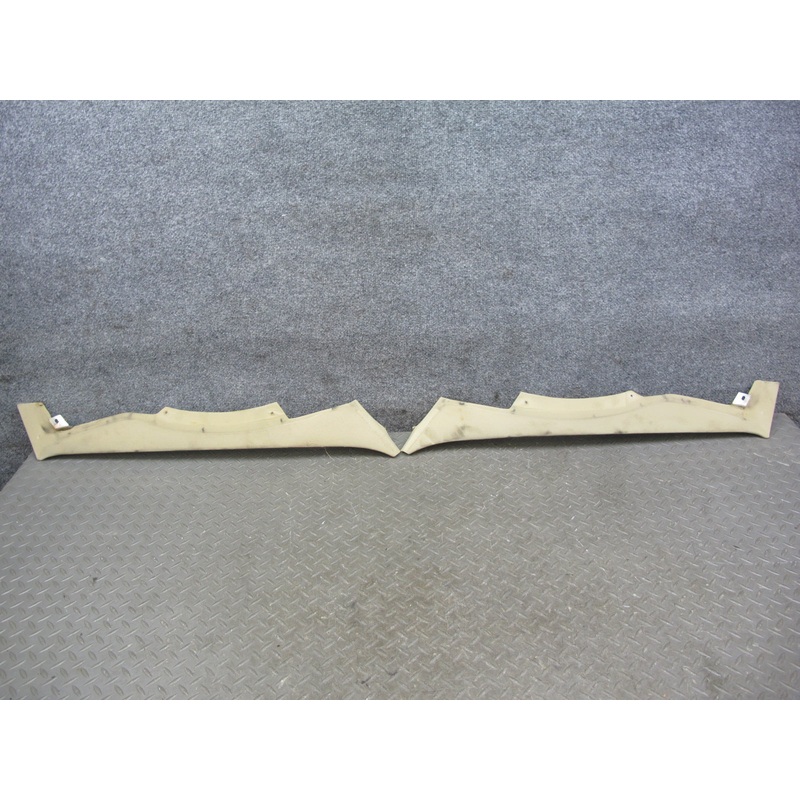 86-91 Mercedes W126 Set of 2 Rear Door Well Lower Trim Cover Panel OEM