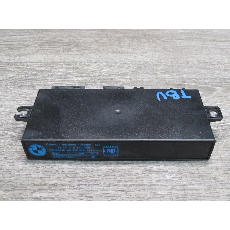 96-99 BMW E36 3-SERIES Convertible Folding TOP Roof Control Module 8371489 OEM