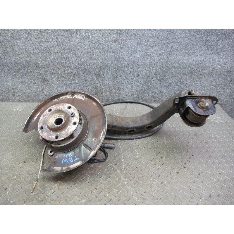 96-99 BMW E36 Convertible RWD Rear Left Trailing Arm Knuckle Wheel Hub OEM