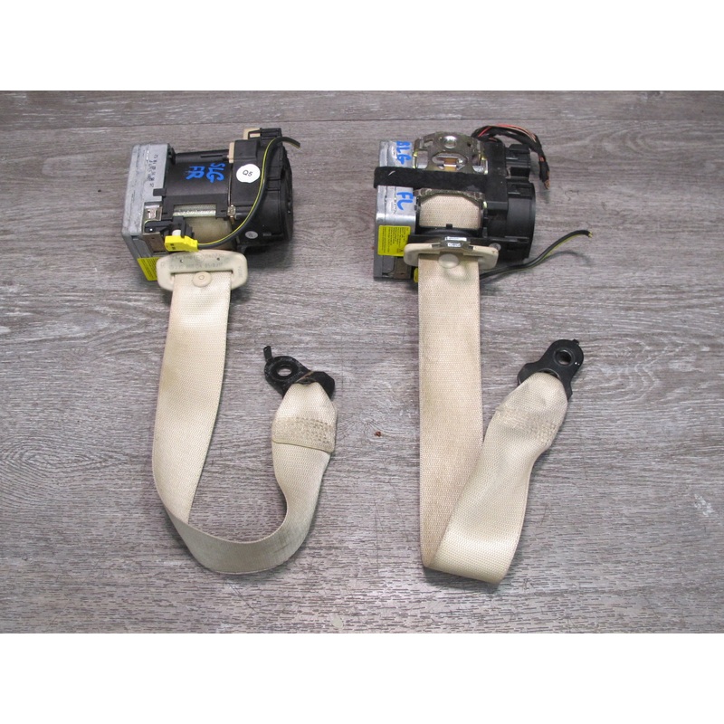 03-06 MERCEDES R230 SL500 FRONT LEFT & RIGHT SIDE SEATBELT RETRACTOR SET OEM