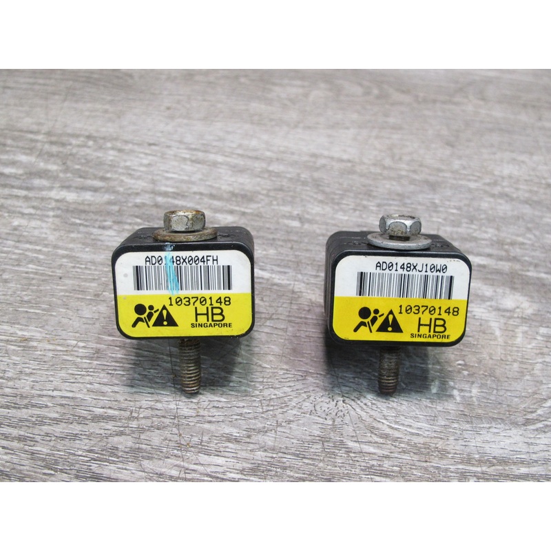 06-07 HUMMER H2 SAFETY CRASH IMPACT SRS AIRBAG SENSOR 2PCS 10370148 OEM