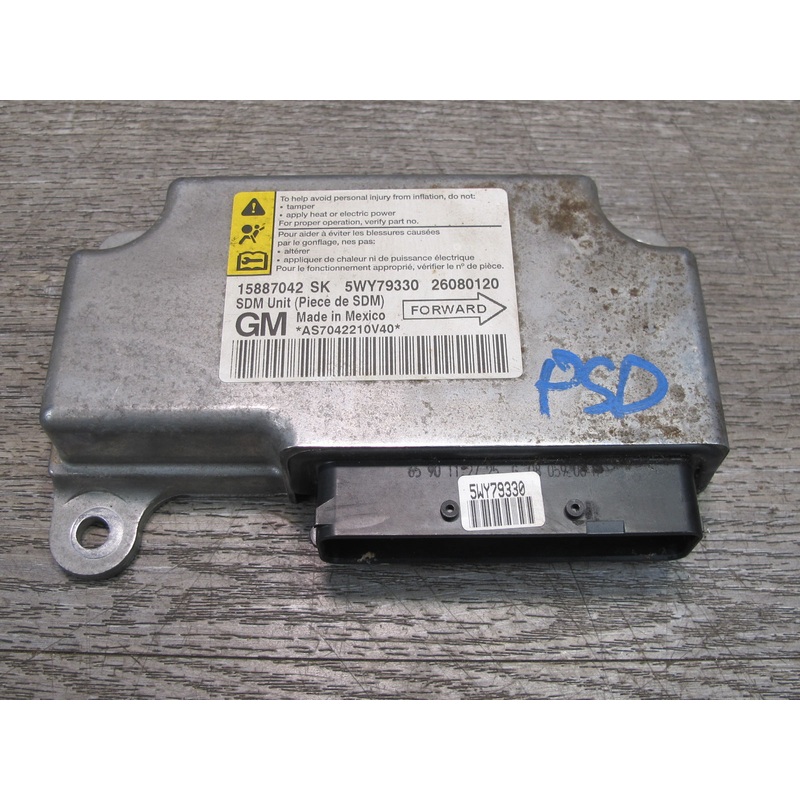 06-09 PONTIAC SOLSTICE SRS AIRBAG CONTROL MODULE UNIT 15887042 OEM