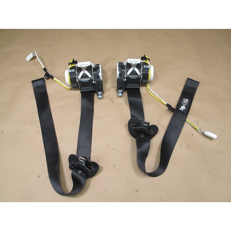 07-13 BMW E92 3-SERIES FRONT RIGHT & LEFT SIDE SEATBELT RETRACTOR SET OEM
