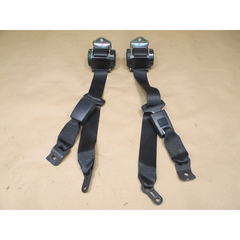 07-13 BMW E92 3-SERIES REAR RIGHT & LEFT SIDE SEATBELT RETRACTOR SET OEM