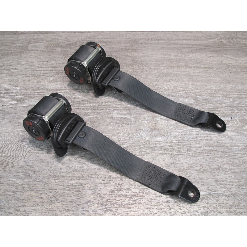 07-13 MINI COOPER R56 REAR RIGHT & LEFT SIDE SEATBELT RETRACTOR SET OEM