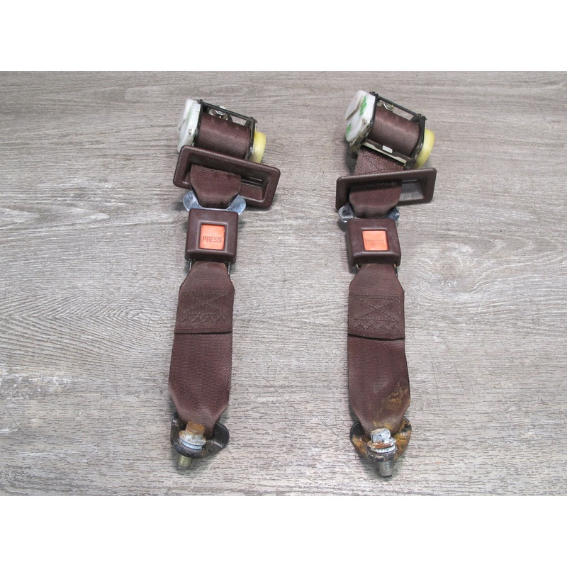 86-88 TOYOTA SUPRA MK3 REAR LEFT & RIGHT SIDE SEATBELT RETRACTOR SET OEM