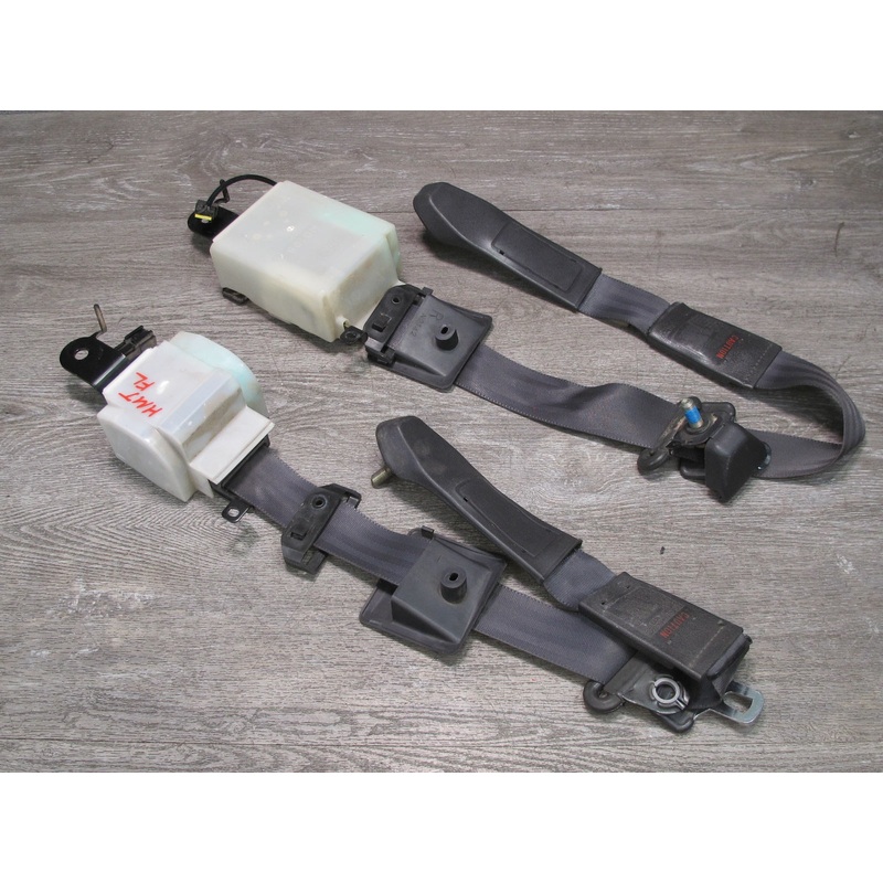 91-99 MITSUBISHI 3000GT FRONT RIGHT & LEFT SIDE SEATBELT RETRACTOR SET OEM